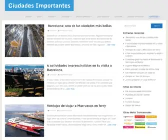 Ciudadesimportantes.com(Ciudades Importantes) Screenshot