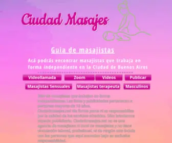 Ciudadmasajes.net(Ciudadmasajes) Screenshot
