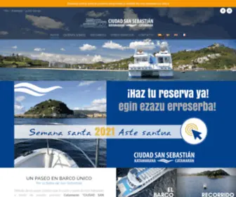 Ciudadsansebastian.com(UN PASEO EN BARCO ÚNICO) Screenshot