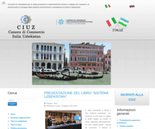 Ciuz.info(Camera di Commercio Italia Uzbekistan) Screenshot