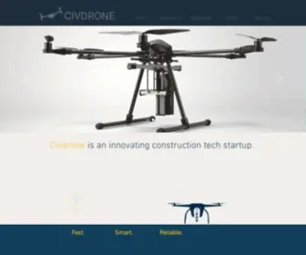 Civdrone.com(Autonomous land surveying marking drone) Screenshot