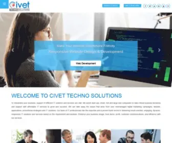 Civettechnosolutions.com(Civet Techno Solutions) Screenshot