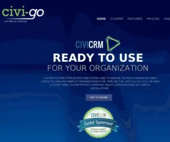 Civi-GO.net(CiviCRM as a Service) Screenshot