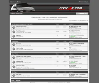 Civic4G.com(Honda Civic 4th Generation) Screenshot