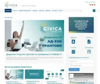 Civicamobilitas.mk(Civica Mobilitas) Screenshot