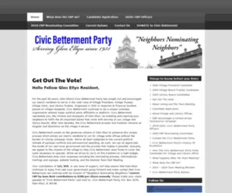 Civicbetterment.com(Get Out The Vote) Screenshot