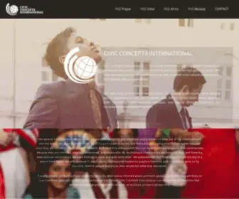 Civicconcepts.org(Civic Concepts International) Screenshot