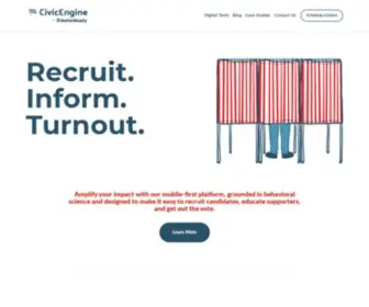 Civicengine.com(CivicEngine by BallotReady) Screenshot