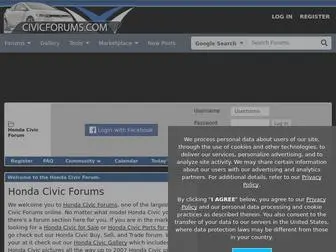 CivicForums.com(The best unofficial Honda Civic forum on the net) Screenshot