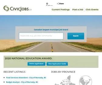 Civicinfo.ca(Local government) Screenshot