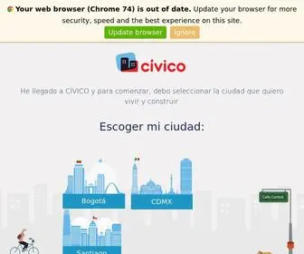 Civico.co(En M encuentro recomendaciones para vivir MI Ciudad) Screenshot