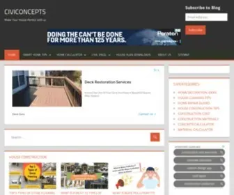 Civiconcepts.com(House Construction) Screenshot