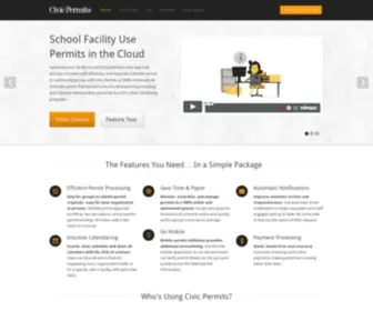 CivicPermits.com(Facility Use Permit Automation) Screenshot