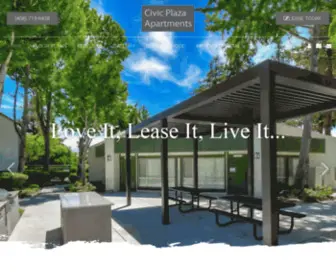 CivicPlazaapartmenthomes.com(Apartments for Rent in Santa Clara) Screenshot