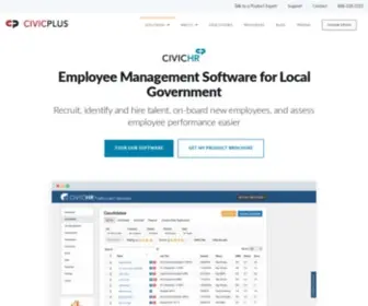 CivicPlushrms.com(Human Resource Software for Local Government & Cities) Screenshot