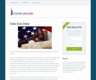 Civics-Online.org(Public Civics Online) Screenshot