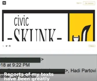 Civicskunk.works(Civicskunk works) Screenshot