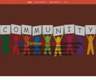 Civicsonlineresourcecommunity.org(Civics Online Resource Community) Screenshot