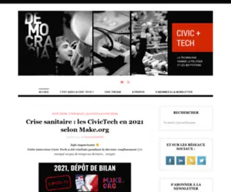 Civictechno.fr(Civic Tech) Screenshot