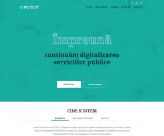 Civictech.ro(Acasă) Screenshot