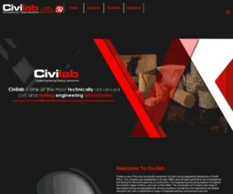 Civilab.co.za(Civilab) Screenshot