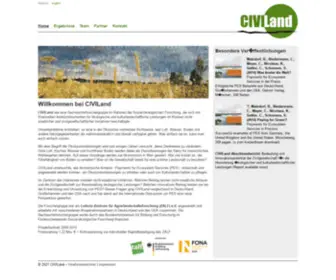 Civiland-Zalf.org(Leibniz-Zentrum für Agrarlandschaftsforschung) Screenshot