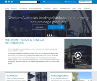 Civilandgeneral.com.au(Plumbing, Drainage & Building Products) Screenshot