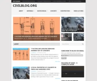 Civilblog.org(Reinforcing Civil Engineers) Screenshot