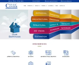 Civilcenter.in(Civil Engineering Consultancy in Bhubaneswar) Screenshot