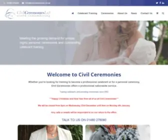 Civilceremonies.co.uk(Civil Ceremonies) Screenshot