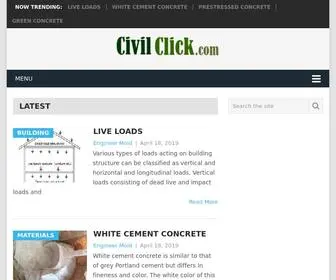 Civilclick.com(This website) Screenshot