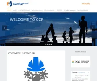 Civilcontractors.com(Civil Contractors Federation) Screenshot