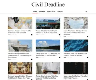 Civildeadline.com(Civil Deadline) Screenshot