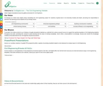Civildigital.com(Civil Engineering Site) Screenshot