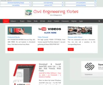Civilenggnotes.in(Civil Engineering Notes) Screenshot