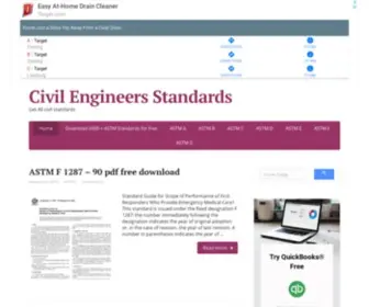 Civilengineersstandard.com(Civil Engineers Standards) Screenshot