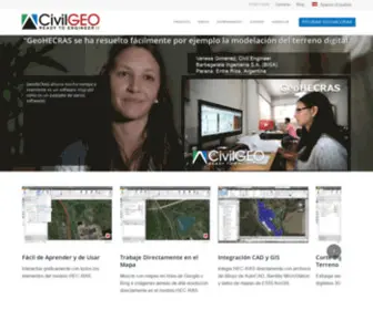 Civilgeo-ES.com(Software HEC) Screenshot