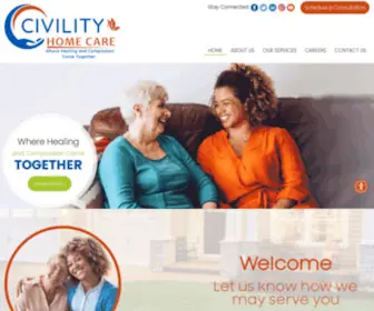 Civilityhomecare.com(Civility Home Care) Screenshot