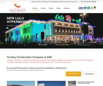 Civilmatrixco.com(Turnkey Civil Construction Company) Screenshot