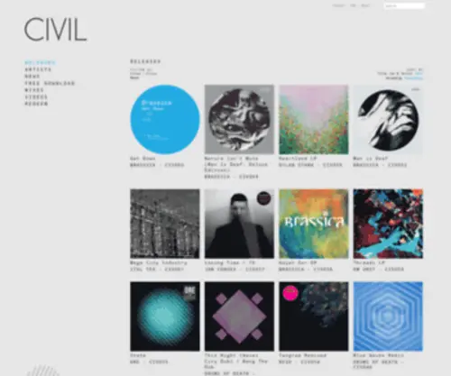 Civilmusic.com(Civil Music) Screenshot