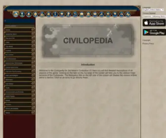 Civilopedia.net(Civilization vi) Screenshot