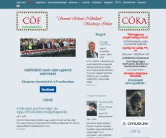Civilosszefogas.hu(Civil Összefogás Fórum) Screenshot