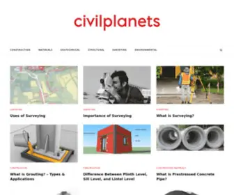 Civilplanets.com(Civil Planets) Screenshot