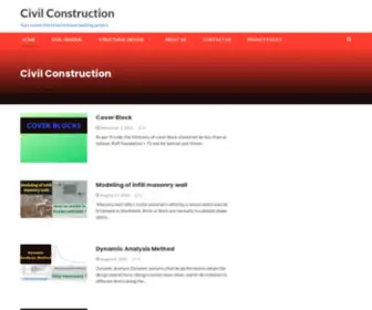 Civiltej.com(Civil Construction) Screenshot