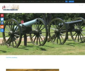 Civilwaracademy.com(Civil War Academy) Screenshot