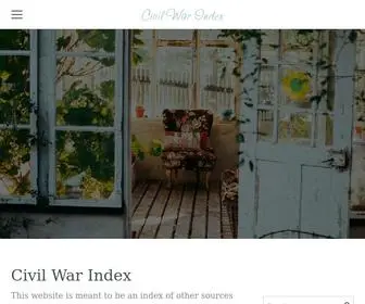 Civilwarindex.com(Civil War Index) Screenshot