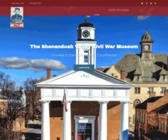 Civilwarmuseum.org(Old Court House Civil War Museum) Screenshot