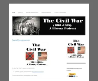 Civilwarpodcast.org(Civilwarpodcast) Screenshot