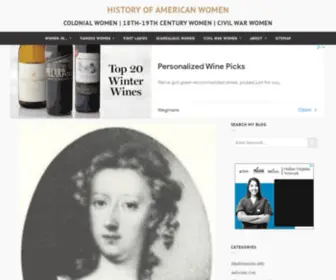 Civilwarwomenblog.com(History of American Women) Screenshot