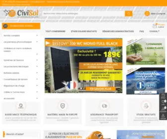 Civisol.fr(Site) Screenshot